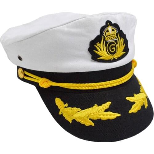 Casual Cotton Naval Cap for Men Women Fashion Captains Cap Uniform Caps Military Hats Sailor Army Cap for Unisex GH-236