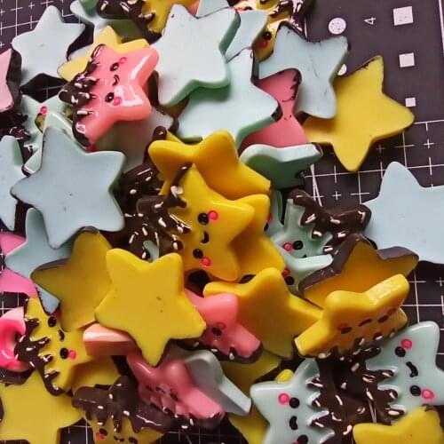 Resin flat back lovely baby chocolate cookie 25mm Cabochons Jewelry Fit Mobile Phone Hairpin Headwear DIY Accessories