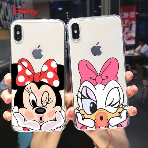 TPU Silicone Cover Diseny Lovely Minnie For Apple IPhone 12 Mini 11 Pro XS MAX XR X 8 7 6S 6 Plus 5S SE Phone Case