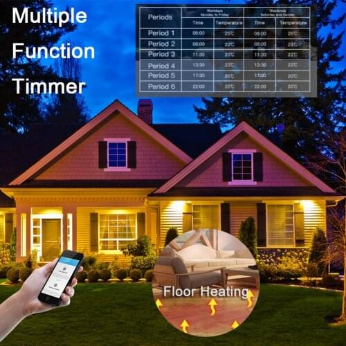 Smart Thermostat Digital Temperature Controller Home Office APP Control Programmable Electric Floor wifi Heating Thermostat