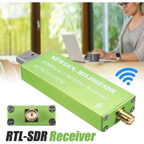 USB Adapter RTL-SDR RTL2832U + R820T2+ 1Ppm TCXO TV Tuner Stick Receiver