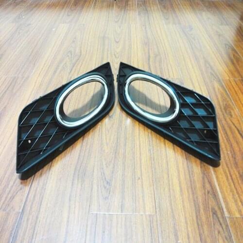 1 Pair RH+LH Front Fog Lamp Covers Trim Fog Light Bezels for Honda Civic 2012-2013