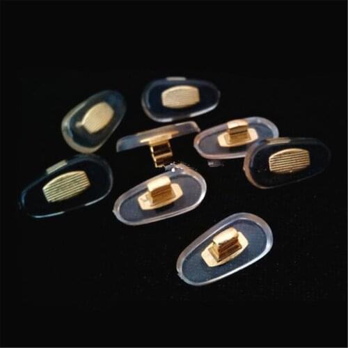 10 Pairs Metal & Plastic Nose Pads Screw On for Glasses/Spectacle/Sunglasses