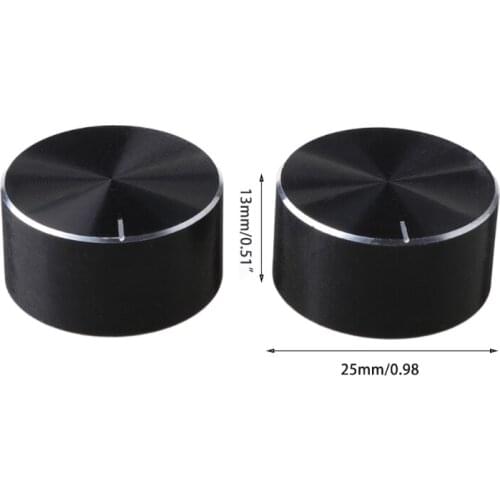 2Pcs 25x13mm Rotary Potentiometer Knob Encoder Volume Control For Speaker Amplifier HiFi