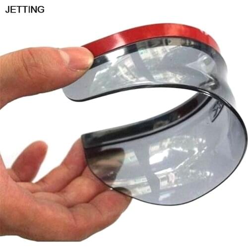 2pcs Universal Flexible PVC Rearview Mirror Rain Shade Rainproof Blades Car Back Mirror Eyebrow Rain Cover Car Acc