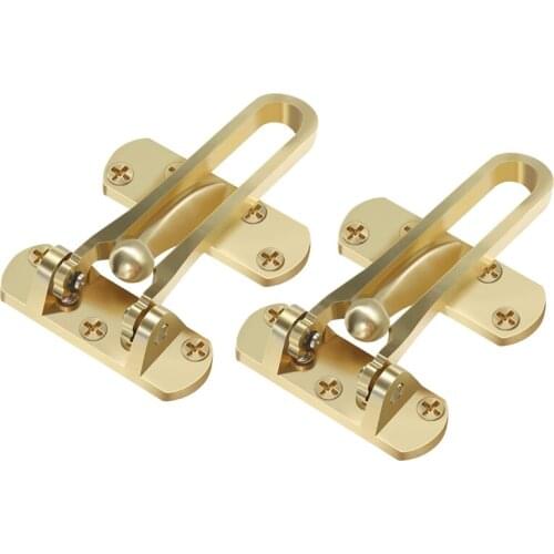 2 Pack Home Security Door Lock Front Door Locks for Kids, Home Reinforcement Lock for Swing-In Doors, Thicken Solid Aluminium Al