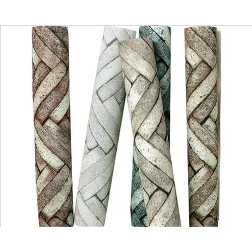 Beibehang 3d brick wallpaper brick pattern decorative mural restaurant clothing store barber shop bar wallpaper papel de parede