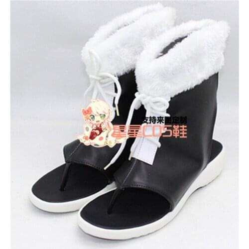 BRAVE10 Yuri Kamanosuke Daily Black Halloween Cosplay Shoes Boots X002
