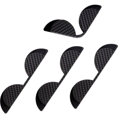 G8TE 4 Pieces PVC Car Door 90 Degree Angle Corner Cover Bumper Crash Scratch Protector Anti-Scratch Crash Protection Auto Car