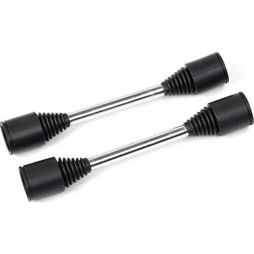 9mm Hardened Steel Out Drive Dog Bone & Axle Kit Silica Half Shaft Dust Cap for 1/5 HPI ROVAN Baja 5B 5SC-850672 Black