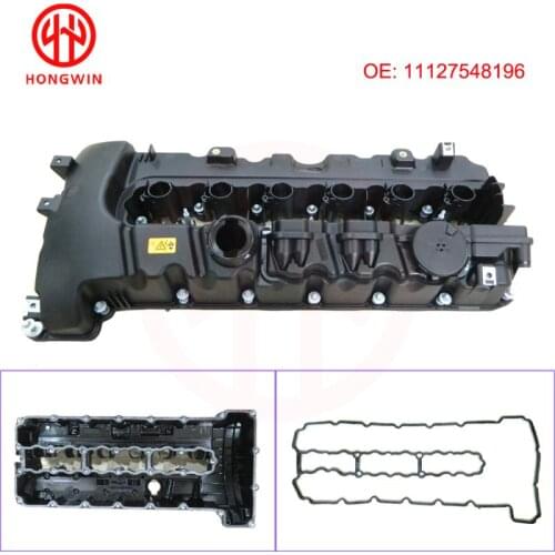 11127548196 Engine Cylinder Valve Cover With Gasket N53 For BMW E90 E91 E92 E93 E60 E61 F10 F11 E63 E64 7548196