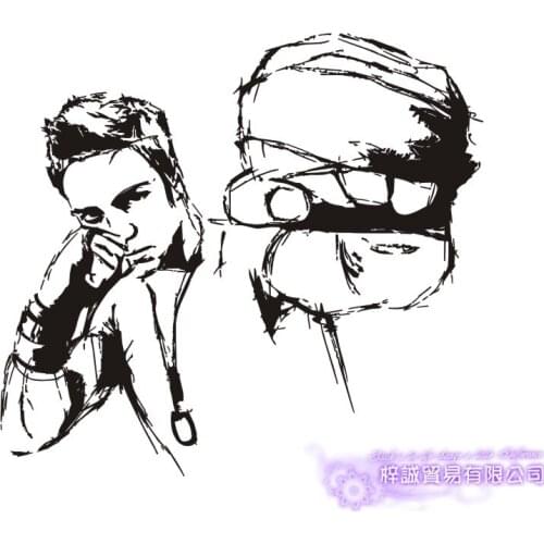 MMA Wall Sticker Kick Play Decal Free Combat Posters Vinyl Striker Wall Decals Decor Mixed Martial Arts Club Car Decal