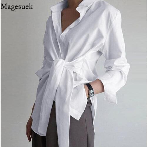 2020 Fashion Women Shirt Long Sleeve Hollow Lace Women Shirts White Lace Blouse Chiffon Blouses Womens Clothing Blusas 51C 30