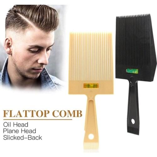 Men Flat Top Guide Comb Haircut Clipper Comb Barber Shop Hairstyle Tool Hair Cutting Tool Salon Hairdresser Supplies Accessory