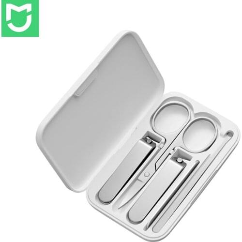 Nail Clippers Xiaomi Mijia Stainless Steel 5 in 1 Set Trimmer Pedicure Care Clippers Earpick Nail File Professional Beauty Tools