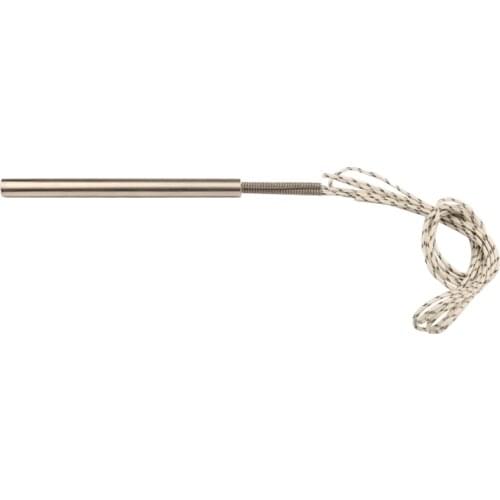 Isuotuo 2 pcs 12.7X160mm Cartridge Heater Element with 1.5m High-temperature Wire 400W 400V HV Single Head Heating Tube