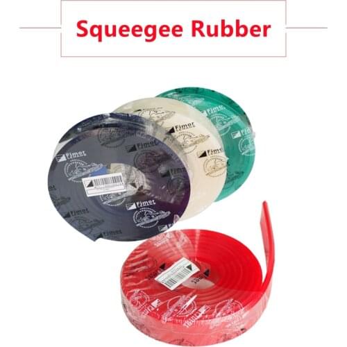 Wholesale Multiple Hardness Available Size 40x9x3660mm Sharp Head Screen Printing Squeegee Rubber Blade Serigraphy Squeegee