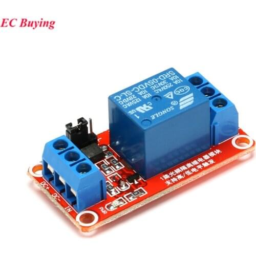 One 1 Channel 5V Relay Module Board Shield with Optocoupler Support High and Low Level Trigger for Arduino