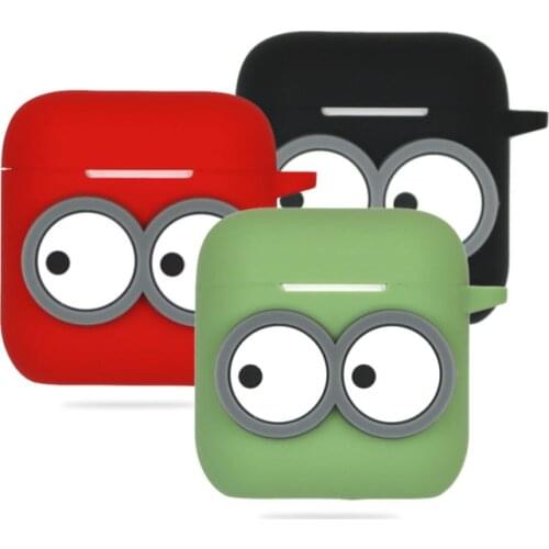 Cute Wireless Earphone Cover For QCY T8 /T8S/T8pro Case Bluetooth Charging Shockproof Sleeve Soft Silicone Protective Cover