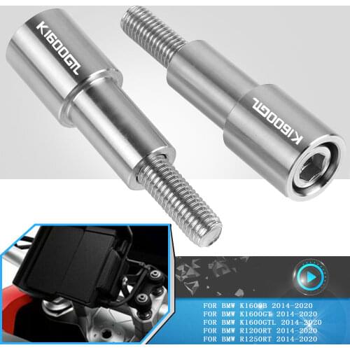 For BMW K1600B K1600GT K1600GTL R1200RT R1250RT Motorcycle Mobile Phone Bracket Extension Rod GPS Navigation Holder Bar Levers