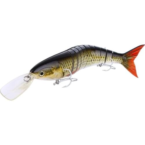 Mmlong 2018 High Quality Professional Fishing Lure Big Multi Jointed Crankbait Slow Sinking Hard Fishing Lip Baits # MML11-M