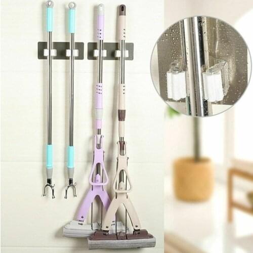 High-Quality and durable Powerful Hook Magic Sticker Bathroom Seamless Nail-Free Mop Holder Magic Stickers Strong Hook