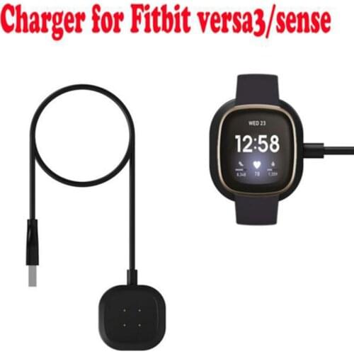 Charging Dock for fitbit Versa 3 Smart Watch Charger Cable USB Charging Data Cradle for Fitbit sense Charger Stand