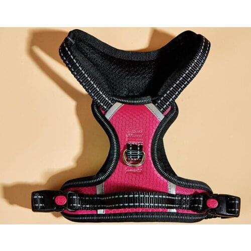 Dog Harness Vest Reflective and Breathable Material, Attachments and Easy Control Handle,Fit for Small Medium Pet Vest Harness