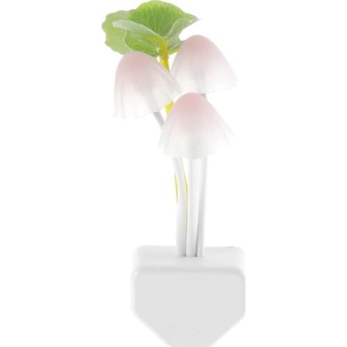 1pc US Plug Electric Induction Dream Mushroom Fungus Lamp 3 LEDs Nightlight bulb home decor LED breathing Night lights cogumelo