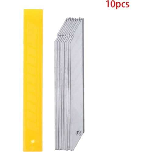 10Pcs/Box 30 Degrees Blade Trimmer Sculpture Blade Utility Knife Stainless Steel