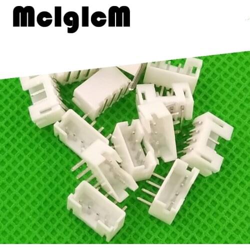 MCIGICM 2000pcs male right angle material PH2.0 2mm 4pins 4 pin Connectors Leads pin Header PH-4AW Free shipping