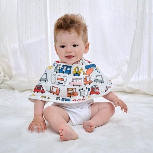 3pcs/Lot Regurgitate Milk Towel For 0-5year Baby Six Layers Baby Gauze Bib Shoulder Pad Mommy Shoulder Spitting Milk Pad For Kid