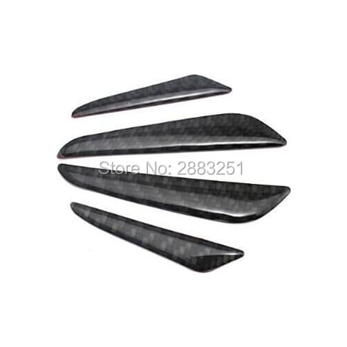 4PC Car Styling Bumper Strips Carbon Fiber Door Anti-Rub Stickers for Audi a4 a3 q5 q7 a5 b6 b8 a6 c5 b7 c6 a8 TT accessories