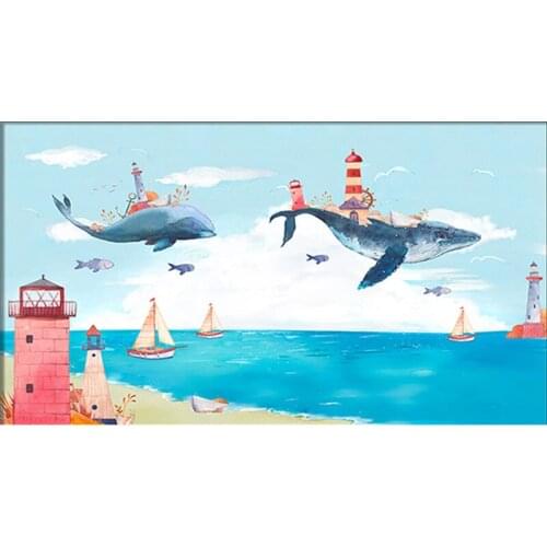 5d Diamond Painting Full Drill Round Rhinestones Diy Diamond Mosaic Cross Stitch Kits Diamond Embroidery Cartoon Fish