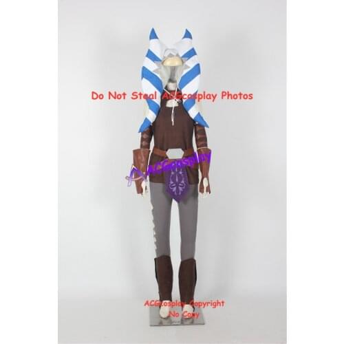 Ahsoka Tano Cosplay Costume Include Big Headgear acgcosplay costume