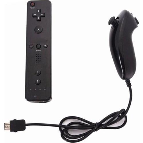For Nintend Wii Wireless Gamepads Remote Controller Joystick For WII Left and Right Handle Without Silicone No Hand Rope