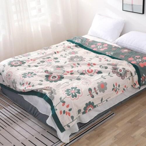 Bohemia throw blankets Cotton bed cover single double Summer adult air-conditioning quilt casual nap blanket soft flowers sheets