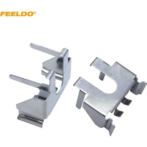 FEELDO 2Pcs Car H7 HID Xenon Bulb Adapter Holder For Ford High Bean Bulb Base Holder H7 HID Bulb Retainer Clip #5552