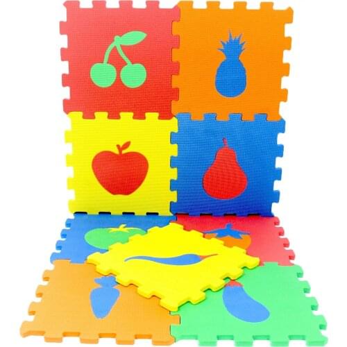 Fruit Vegetable Shaped Eva Play Mat 32,5x32,5 cm
