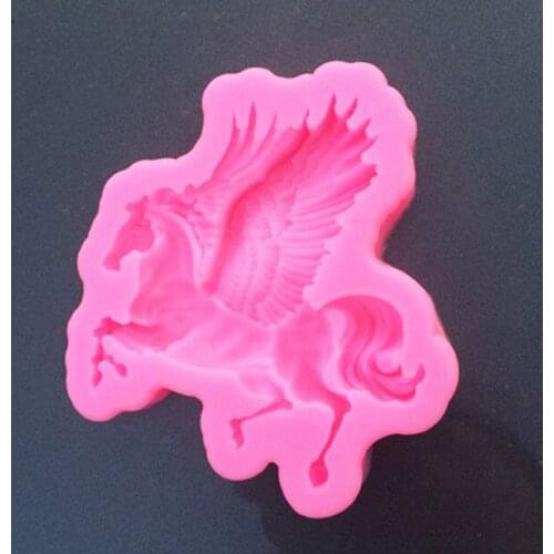 Flying horse DIY cake soap mold soap mould soap mold chocolate mold and sugar silicone mold