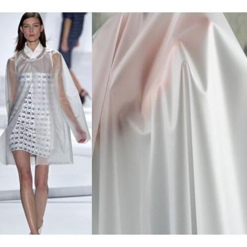 Matte TPU Fabric Transparent Rain Coat Material WaterProof materials