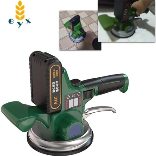 Multifunctional 21v lithium battery floor tile vibrator paving machine brick machine clay brick vibrator artifact paving machine