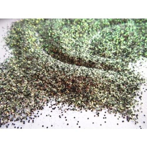 Neon Yellow Hex Paillette Glitter Mix White Iridescent Glitters For Gel Nail Polish G501