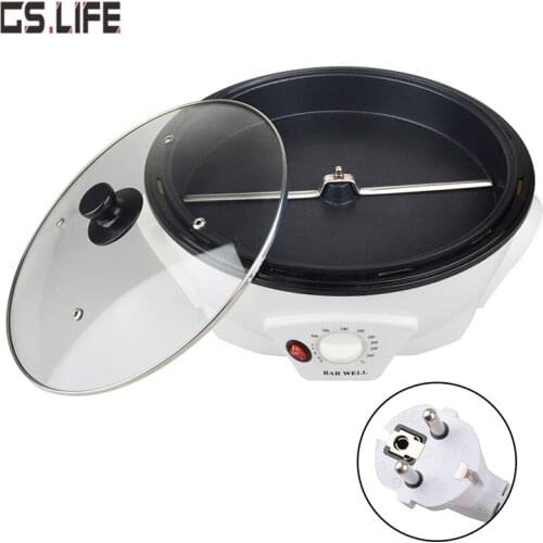 New Household Coffee Beans Roaster 220V EU UK Plug Automatic Electric Roasting Machine Baking Machine 800g