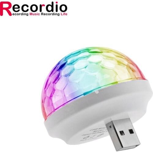 GAM-E105 Portable Mini USB Disco Light Compatible with All USB Device for KTV Stage Effect