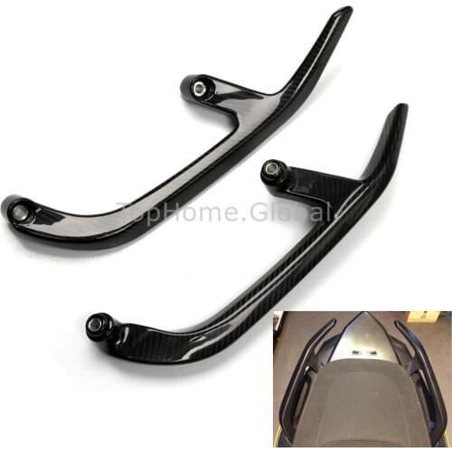 For Tmax 530 XP530 2012-2015 Carbon Fiber Rear Handle Passenger Seat Hand Grab Bar