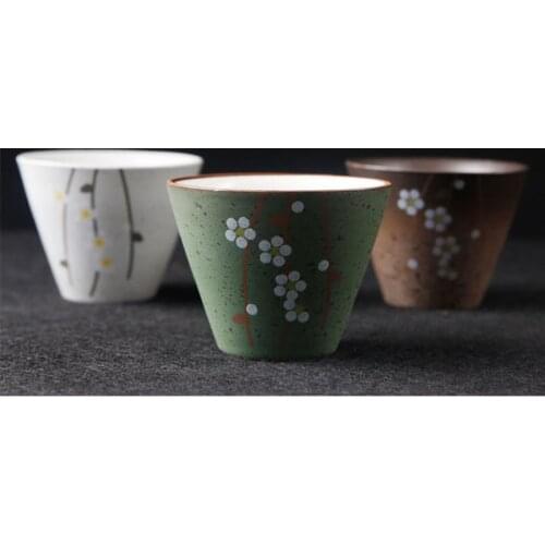 Japanese Tea Cup Cherry Blossom Ceramic Mug Wedding Gift Coffee Milk Porcelain Small Tea Bowl