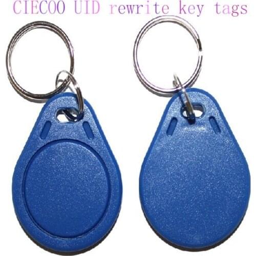 Writable FM1108 13.56MHz RF IC Key Tags Keyfobs Token Keychain for access control