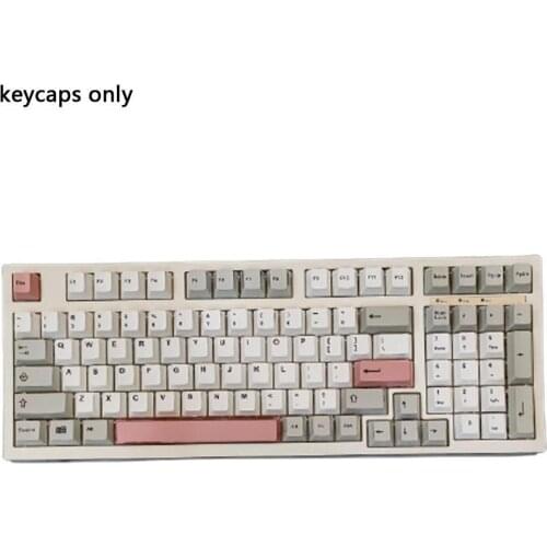 126 Keycap PBT Retro Creative Customization Gaming Keyboard Keycap Light Transmission OEM Highly Mechanical Keyboard Key Cap