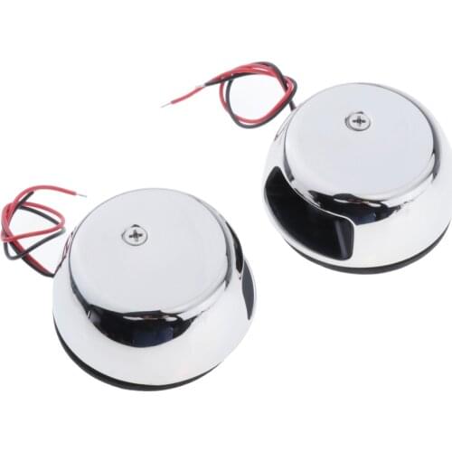 12V STAINLESS STEEL LED BI-COLOUR BOW LIGHT -BOAT NAVIGATION PORT/STARBOARD LAMP